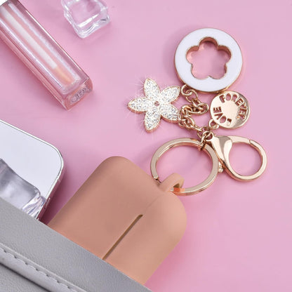 VISOOM for AirPods Pro 3 Case 2025, Silicone Case for Apple Air Pods Pro 3rd Generation Cover Women, Cute iPods 3 Protective Cover with Bling Keychain & Cleaning Kit, Khaki